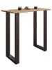 VCM  Holz Bartisch Stehtisch Tisch Tresen Xona 110x50 in Schwarz / Sonoma-Eiche