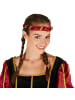 tectake Bezauberndes, langes Burgdamen-Kleid, schwarz/rot