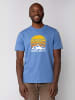 wat? Apparel T-Shirt Mehr Wandern in Bright Blue