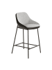 Angel Cerdá Hocker 4100 in Schwarz/Grau – (B)51 x (H)90 x (T)50 cm