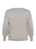 KAFFE curve Strickpullover KCregitta Loose fit in Grey silver metallic