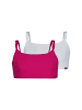 Skiny Bustier 2er Pack in Pink/Weiß