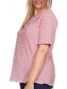 NORMANN Schlafanzug kurzarm Oberteil Pyjama Shirt Top in pink