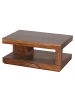 FineBuy Couchtisch "SV43501" in Braun / Sheesham