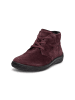 VITAFORM Veloursleder Stiefeletten in bordeaux