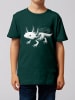 wat? Apparel T-Shirt Axolotl in Dunkelgrün
