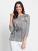 WITT WEIDEN 3/4-Arm-Shirt in grau-meliert