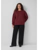 QS Sweatshirt in 3900_bordeaux