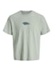 JACK & JONES PLUS T-shirt in Aqua Gray