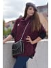 styleBREAKER Strick Poncho in Altrose