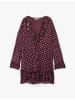 KOTON KLEIDER in Bordo Gemustert