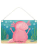 Mr. & Mrs. Panda Wegweiser Axolotl Hurra Design ohne Spruch in Weiß