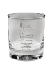 Mr. & Mrs. Panda Scotch Glas Eule Federschmuck ohne Spruch in Transparent