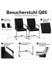 MCW 2er-Set Besucherstuhl Q85, Schwarz