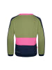 Trollkids Sweatshirt "Verdal" in Dunkle Olive/Hellmagenta/Marine