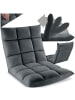 tectake Relaxsessel  Snooze , 108 x 57 x 13,5 cm, grau