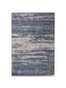 KADIMA DESIGN Langflor-Teppich Flauschig MERSEY Ombre Muster Wohnzimmer Modern in Blau