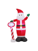 TDubhe Aufblasbarer Weihnachtsmann 240x165x66 cm