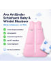 Kinderhaus Blaubär Daunenschlafsack TOP in Rose Uni