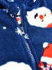 United Labels Weihnachtsmann X-MAS Jumpsuit mit Kapuze Santa Overall Onesie in blau