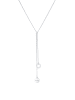 Elli Halskette 925 Sterling Silber Geo, Plättchen in Silber
