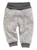 Schnizler Pumphose Strickfleece mit Strickbund in Grau