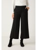 More & More verkürzte Stretch-Hose, weit in black