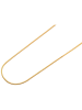 Adeliás Damen Halskette – Schlangenkette aus Edelstahl 50 cm in gold