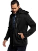 JP1880 Softshelljacke in schwarz
