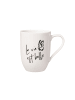 Villeroy & Boch Becher mit Henkel 'La vie est belle' Statement in Weiß 290 ml in weiß