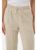 SAINT TROPEZ Casual Hose ElmikoSZ Lockere Passform in Toasted Coconut Ice Stripe