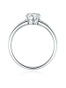 Trilani Ring aus Sterling Silber mit Zirkonia in silber