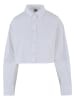 Urban Classics Urban Classics Damen Ladies Cropped Oversized Blouse in white