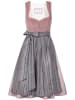 Edelnice Midi Dirndl Marie Samt Altrosa in rosa