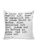 Mr. & Mrs. Panda Zierkissen Im Laufe der Jahre... mit Spruch in Weiß