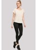 F4NT4STIC Long Cut T-Shirt Japan Flower in Whitesand