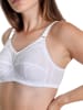 Sassa 2er Sparpack Soft BH ohne Bügel in Weiss Weiss