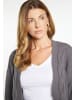 usha WHITE LABEL Damen Cardigan in Dunkelgrau