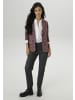 Aniston SELECTED Kurzblazer in bordeaux-camel-blau