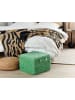 Beliani Pouf DHADAR in Grün - (W) 45 x (H) 30 x (L) 45 cm