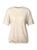 Cecil Shirt mit Dekosteinen in Beige