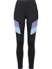 Urban Classics Leggings in black/ultraviolet