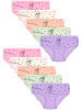 LOREZA 10er Set Slips - Princess - Bunt