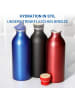 elasto Aluminiumflasche "Breeze" in blau/natur - 650 ml