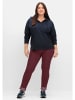 sheego Leggings in weinrot