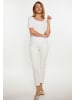 Usha Damen Pullover in WOLLWEISS