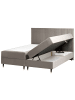 Beliani Doppelbett DAME in Beige - (W) 182 x (H) 124 x (L) 207 cm