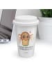 Mr. & Mrs. Panda To Go Becher Spinne Agathe Sandwich mit Spruch in Weiß