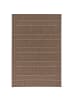 Pergamon In- und Outdoor Teppich Carpetto Stripes in Braun