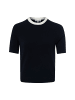 Marie Lund Strickshirt in marine - 0003